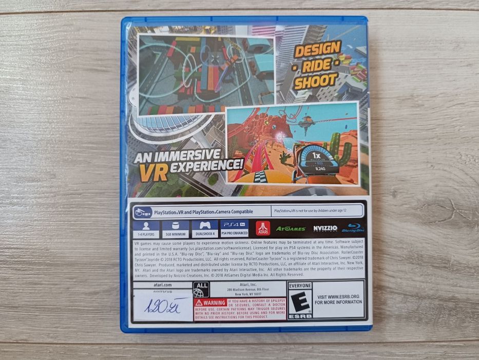 Gra PS4 - VR Roller Coaster Tycoon Joyride