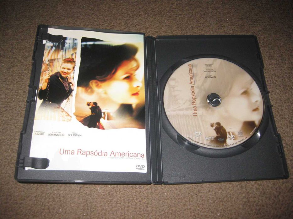 DVD "Uma Rapsódia Americana" com Scarlett Johansson/Raro!