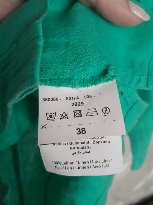 Сорочка жіноча з льону zara M,рубашка летняя лен zara M,оверсайз