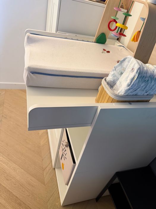 Komoda przewijak smastad komplet ikea