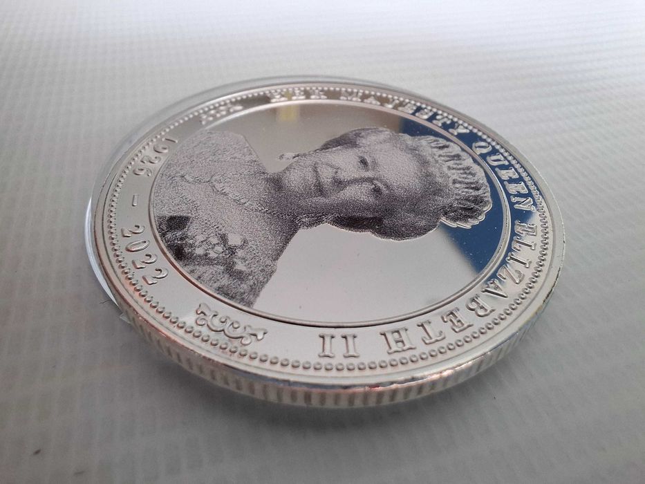 Срібна сувенірна монета "Єлизевате ІІ 1926-2022"