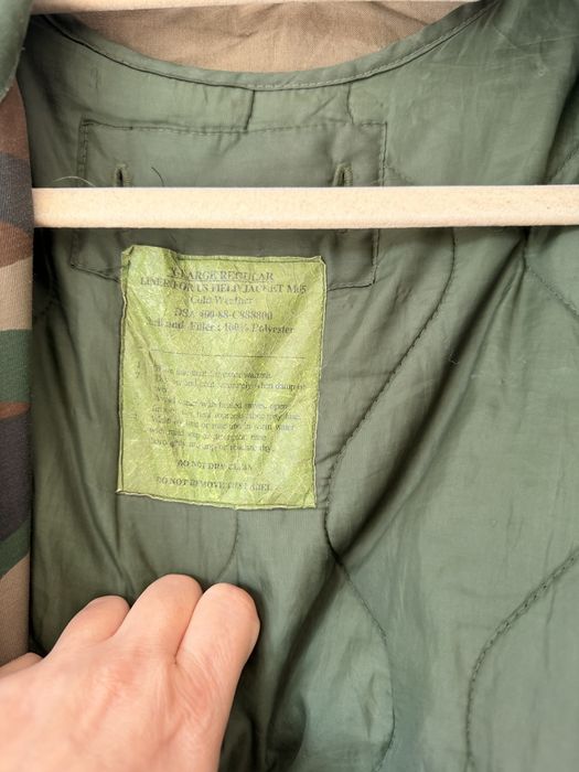 Kurtka z podszewką woodland camo M65 oryginał
