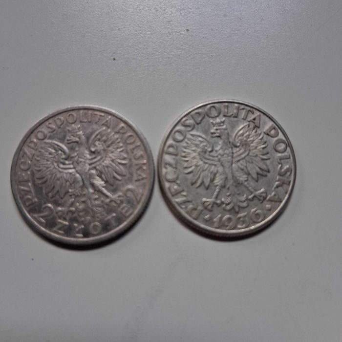 srebrne 2 zł z I RP