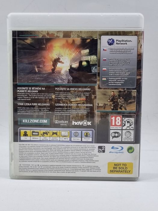 Killzone 2 gra na playstation 3 ps3 oryginał