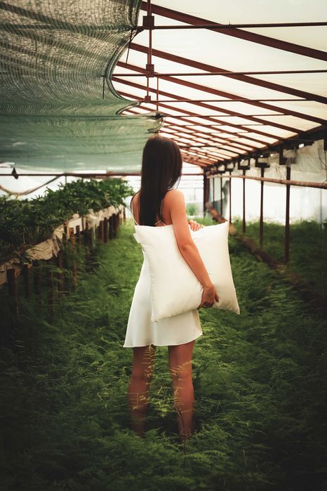 JEDWABNA POSZEWKA 50x50cm 6 kolorów