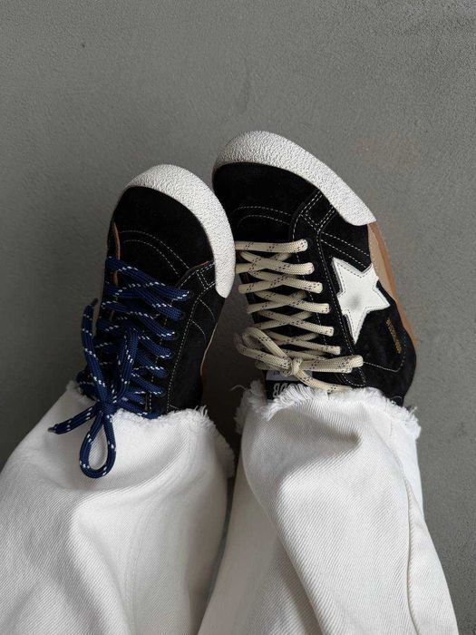 Кросівки жіночі Golden Goose чорні замшеві нові | кроссовки женские