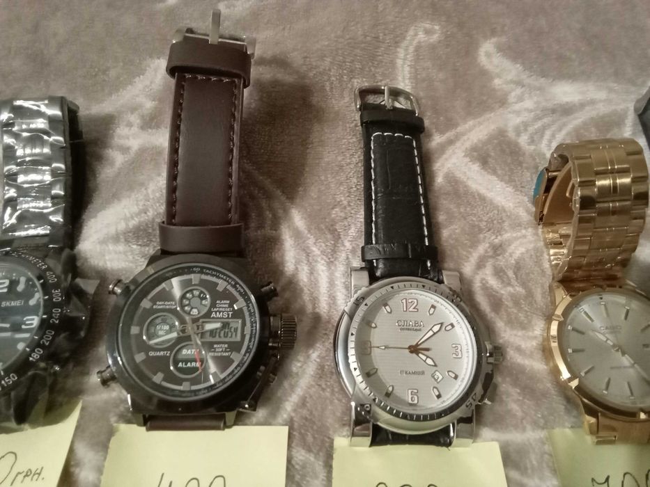 Часи новие CASIO SKMEI AMST и тд.