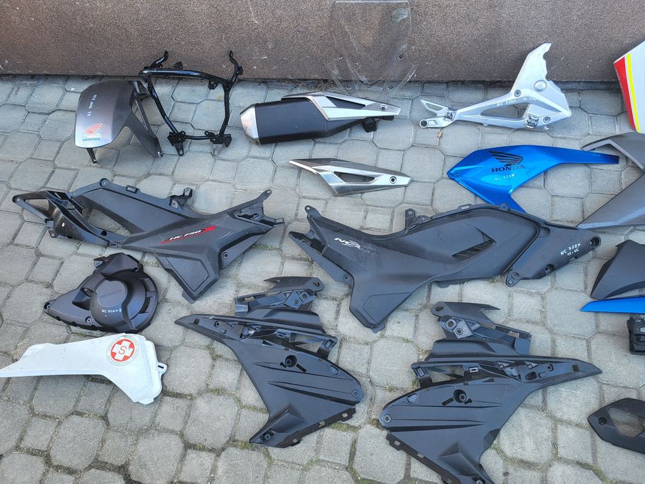 Honda nc700 nc 750x integra owiewka  plastik błotnik stelaz wydech nc 750  oslona