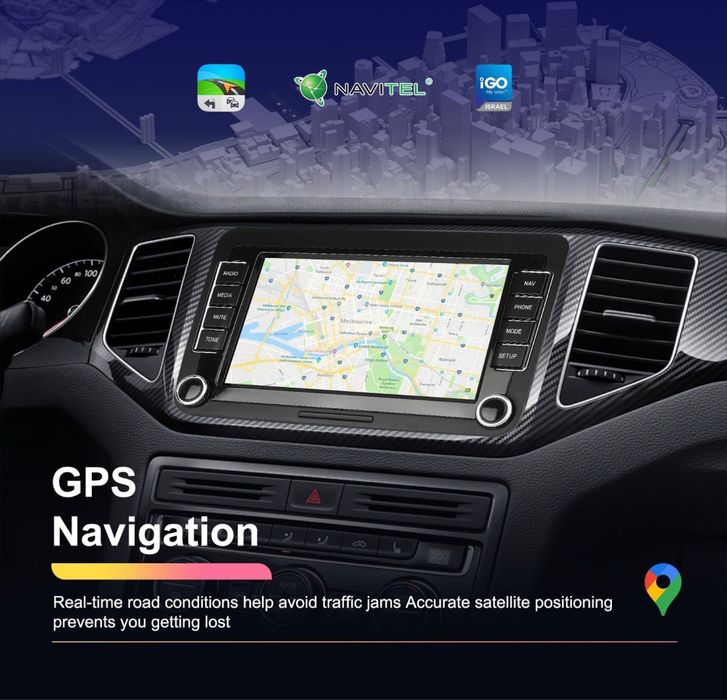 Radio Nawigacja Android 13 Vw,Golf,Seat,Polo,Passat,Tuareg