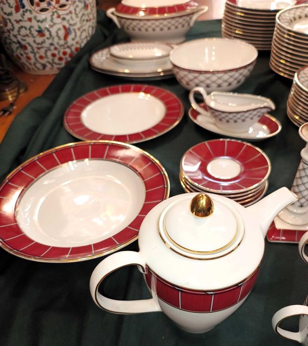Serviço Jantar Porcelana Bonvida Coleção Fado