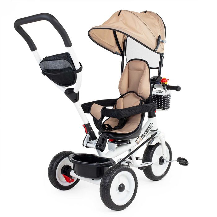 Wielofunkcyjny rowerek trójkołowy 3w1 jeździk/pchacz/wozek dla dzieci