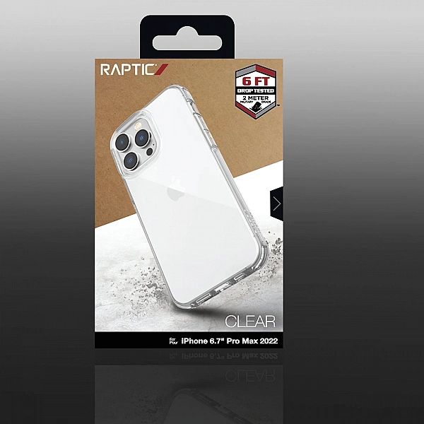 Raptic X-Doria Clear Case etui iPhone 14 Pro Max pancerny pokrowiec pr