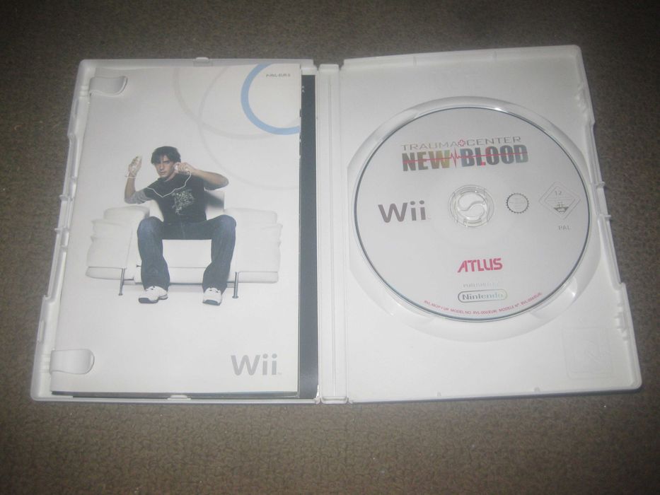 Jogo "Trauma Center: New Blood" para a Nintendo Wii/Completo!