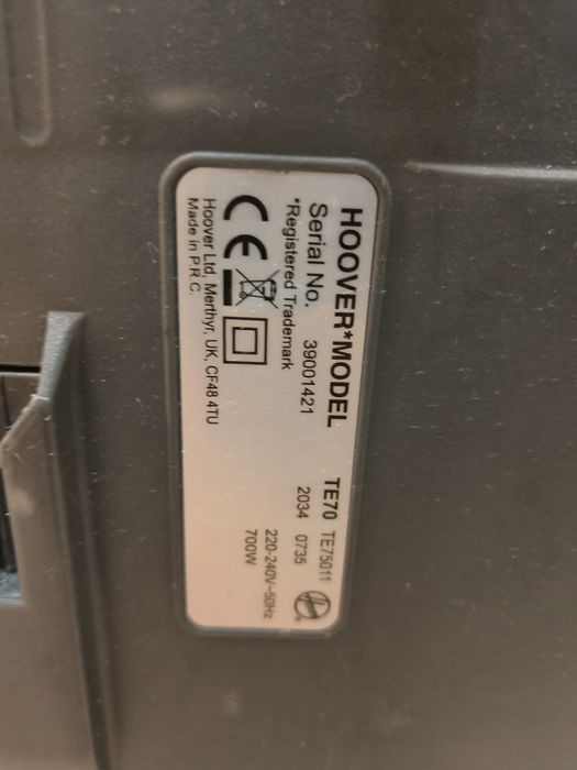 Aspirandor com saco marca hoover