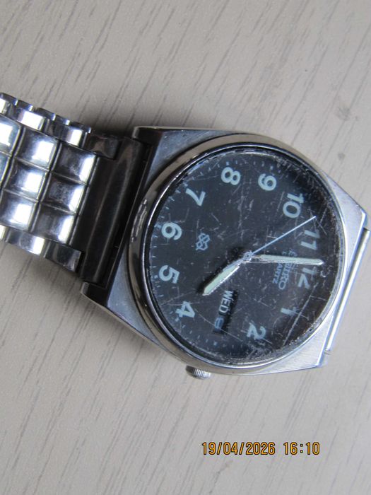 Seiko kwarcowy zegarek męski