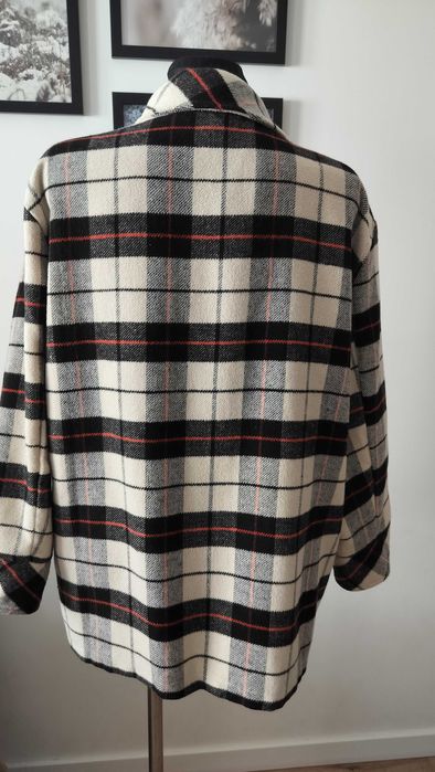 Kurtka damska 2XL koszulowa krata miękka ciepła Kensie