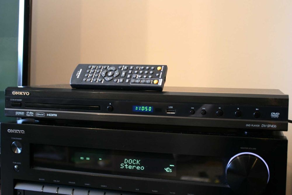 Odtwarzacz CD DVD Onkyo Dv SP 406 USB compact disk mp3