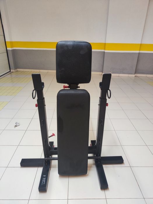Banco Corenght de Musculação Supino Suportes de Barra Dobráveis