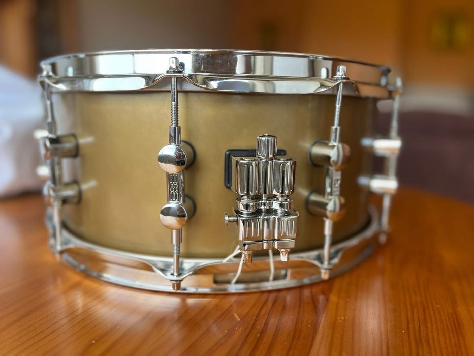 Tarola Sonor SQ1 14x6,5 Satin Gold + Hardcase – Como Nova