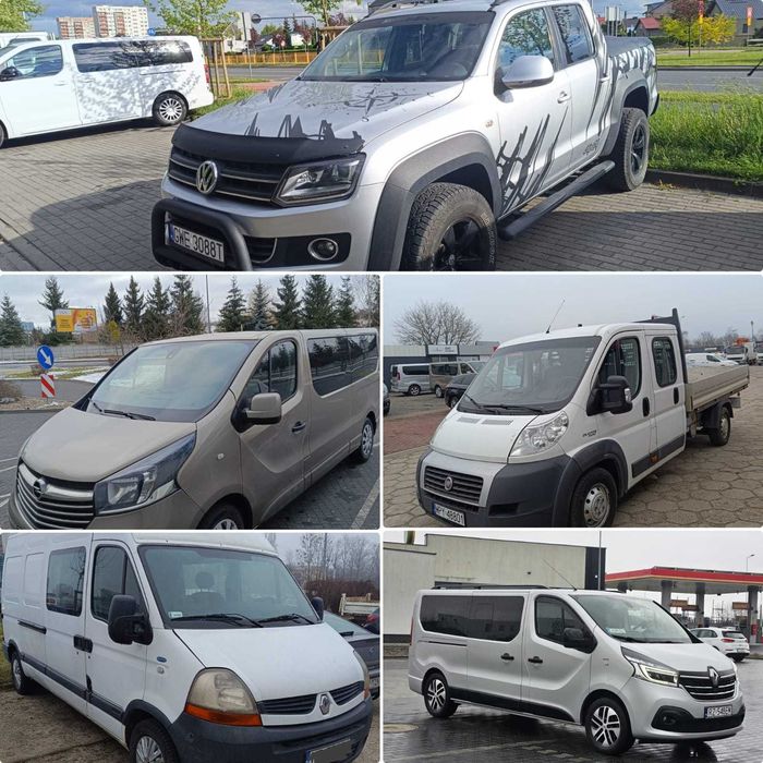 Wynajem wypożyczalnia Płock bus 9 osobowy od 100zł doba