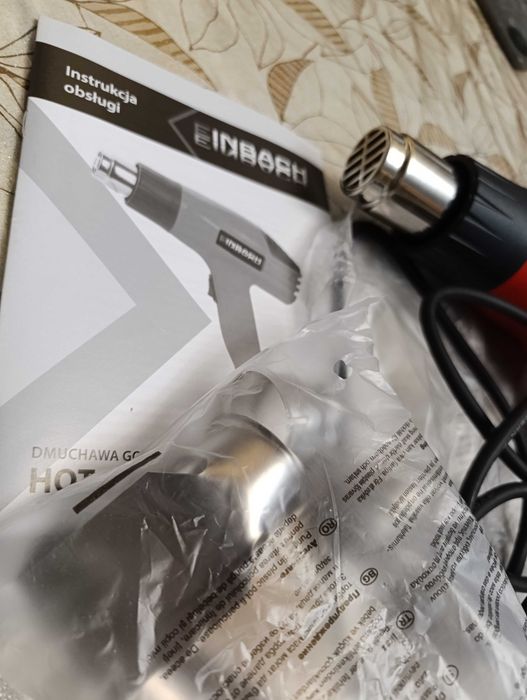 OPALARKA ELEKTRYCZNA  2 Biegi 4 Dysze 230V zestaw mocna 2200W