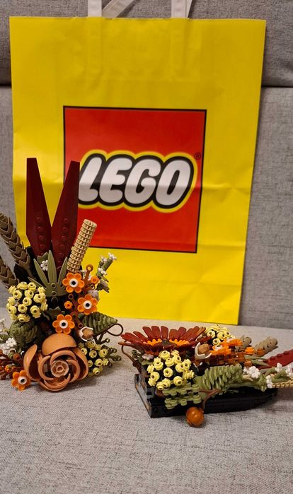 MEGA zestaw LEGO 10314 kwiaty x3 UNIKATOWY ZESTAW kwiaty, stroik