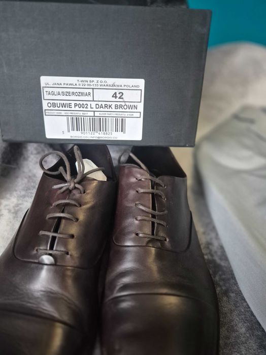 Garnitur męski Szary Borgio