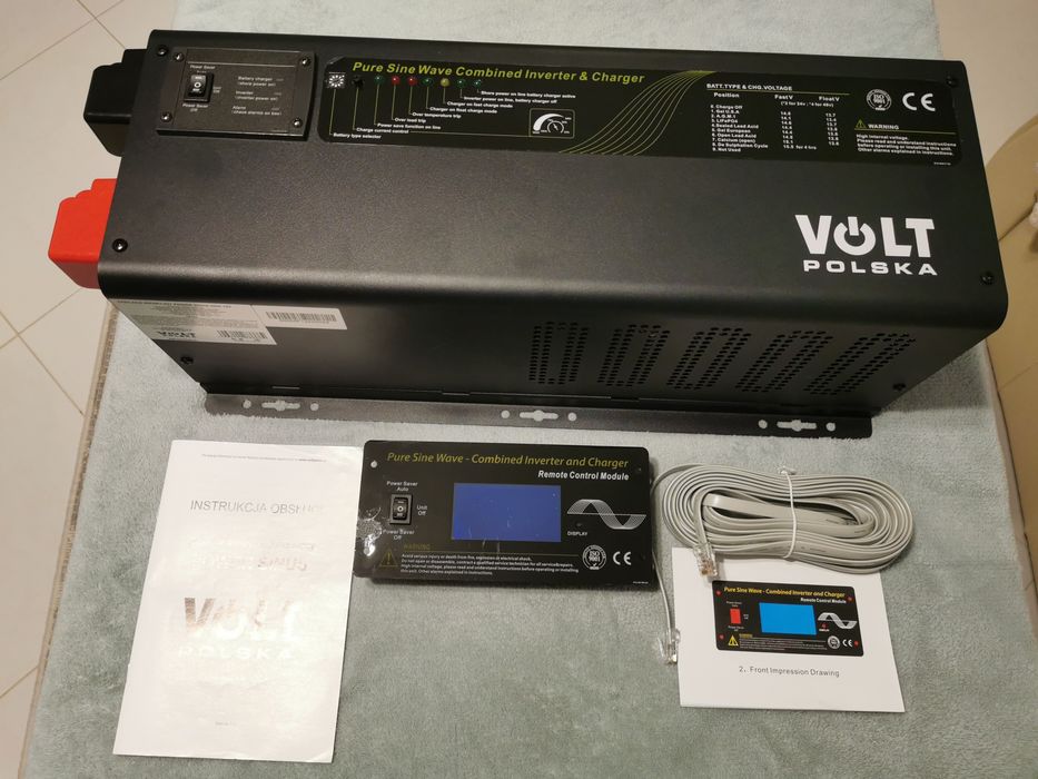 Power Sinus Volt 3000W 12V Zasilacz  UPS  z panelem awaryjnym