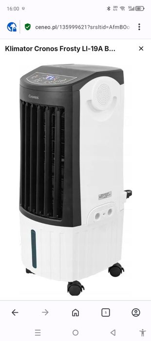 Klimatyzaor ewaporacyjne frosty 4in1 cronos