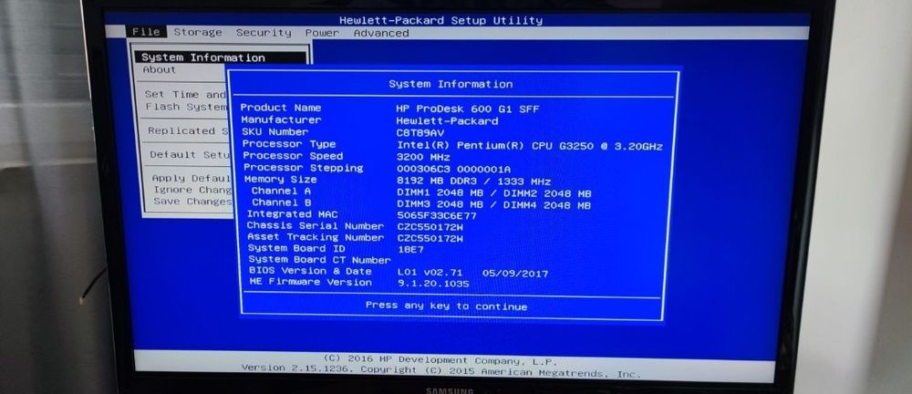 Motherboard HP ProDesk G600 G1 SFF (Socket/LGA 1150)