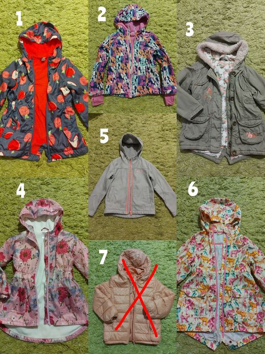 Куртка, вітрівка, ветровка, парка, дощовик 5-6 років