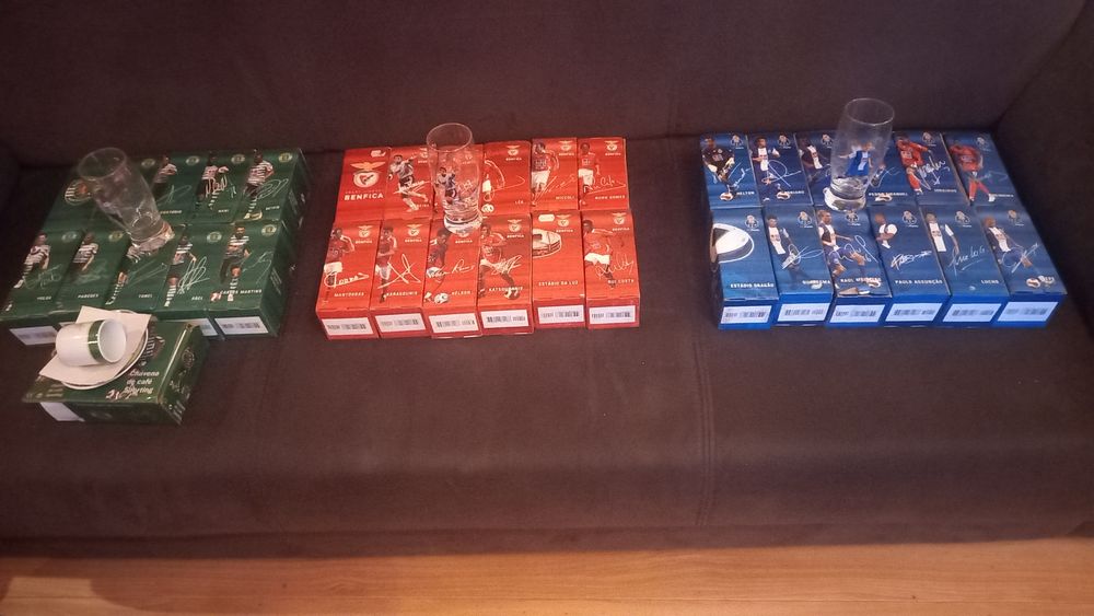 Colecção Copos Sporting FC Porto Benfica 2005/2006