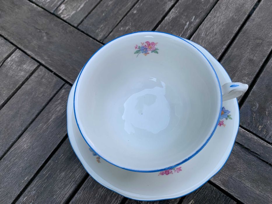 porcelanowa filiżanka ze spodkiem Koenigstat, Jaworzyna , Karolina