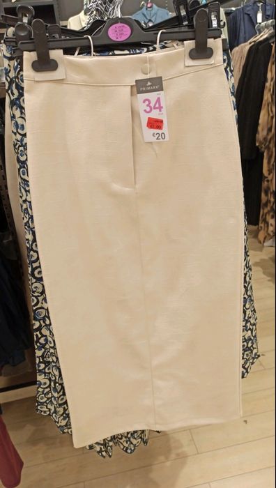 Юбка кожзам Primark