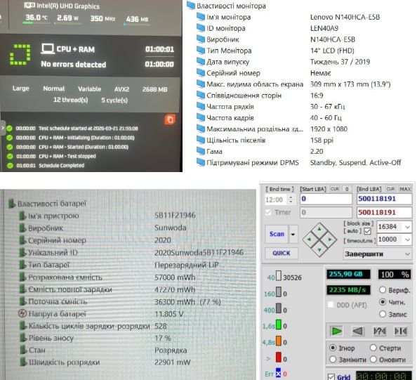 Lenovo ThinkPad L14 gen3 | i5-1245U vPro | 16GB | M.2 SSD 256GB | Win10 |Office