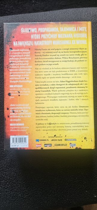 Książka o północy w Czarnobylu