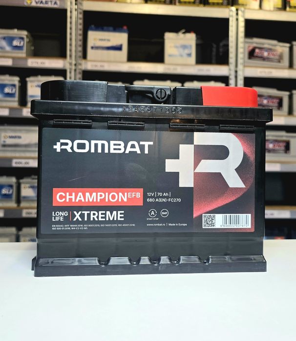 Akumulator ROMBAT Champion EFB 12V 70Ah 680A L2 nowy