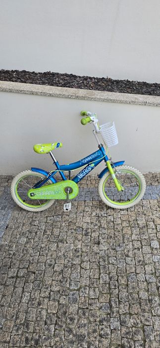 Bicicleta Criança Unisexo Roda 16 com Oferta de Capacete