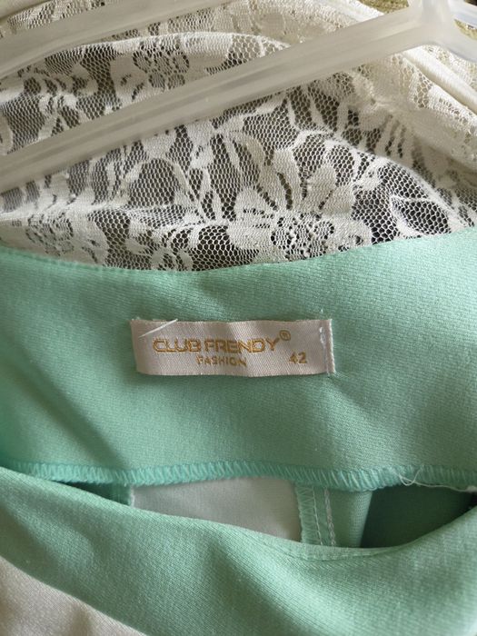 Sukienka zielona stan bdb rozmiar 42