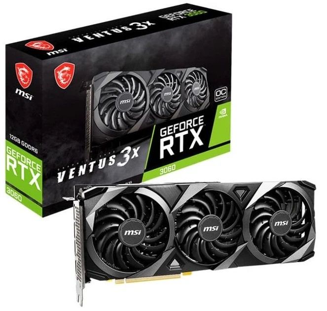 MSI Geforce rtx 3060 Ventus 3x OC