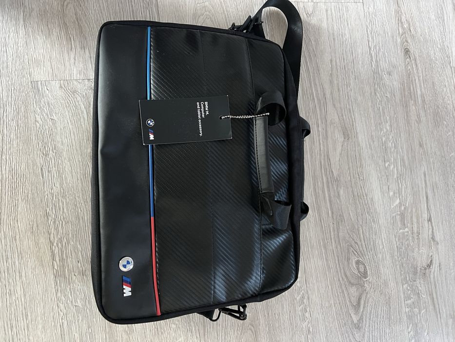 Torba na laptopa BMW Carbon Tricolor 16 cali Czarny