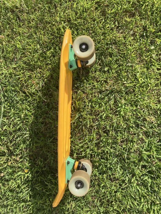 Penny Board/ mini skate amarelo da Oxelo