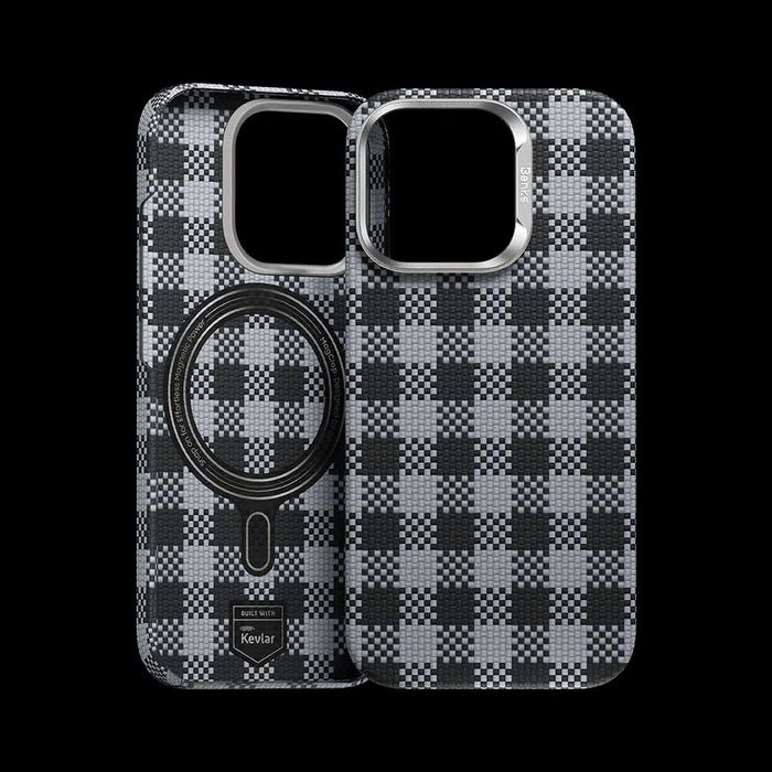 Benks Etui Magnetic Armor Vichy Kevlar do iPhone 16 Pro czarny