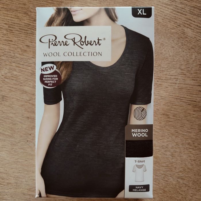 Nowa bluzka wełna merino xl Pierre Robert
