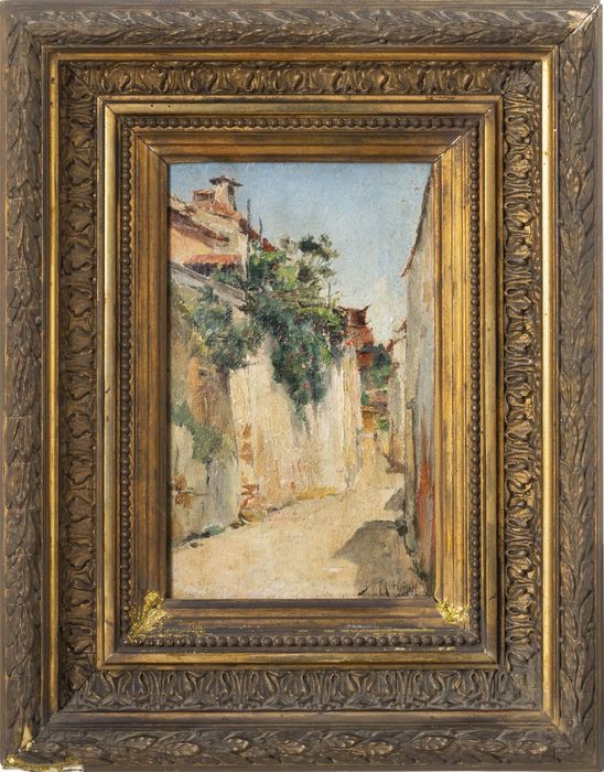 Pintura - José Malhoa - Óleo sobre madeira (assinada)