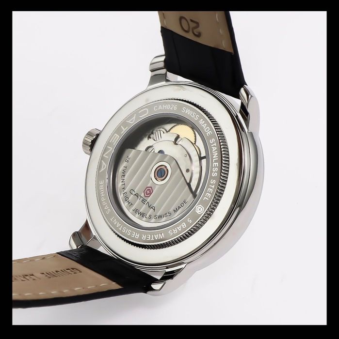 Zegarek Catena - Automatic Swiss Watch Open Heart - CAH026-EA