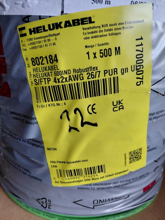 Servo przewód do prowadnic