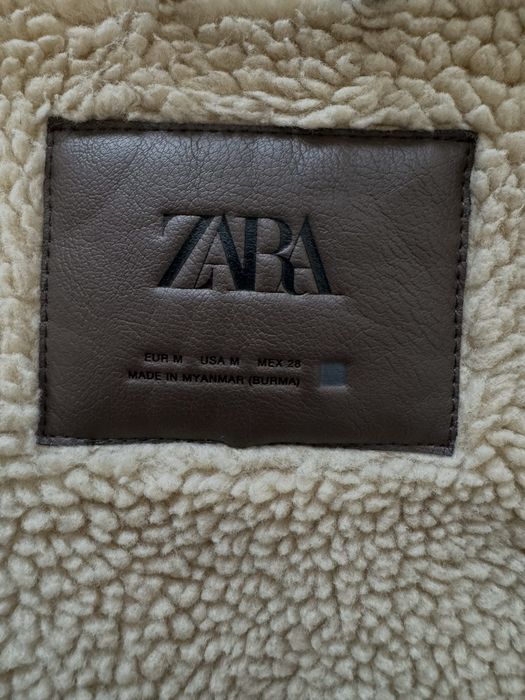 Трендова оверсайз дублянка Zara