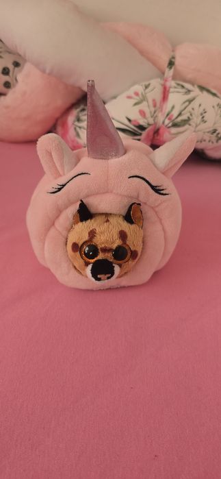 Piesek Ty z domkiem miś pluszak