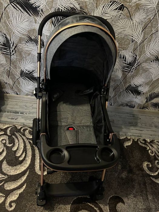 Коляска прогулянкова Ninos Maxi 2 Grey Gold/Графіт